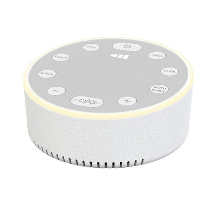 Vit brus maskin med lampa & timer – sömnhjälp för baby & vuxna